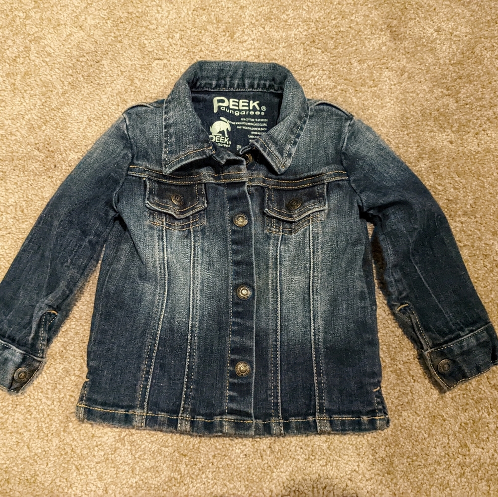 Peak Dungarees baby jean jacket - 12 months